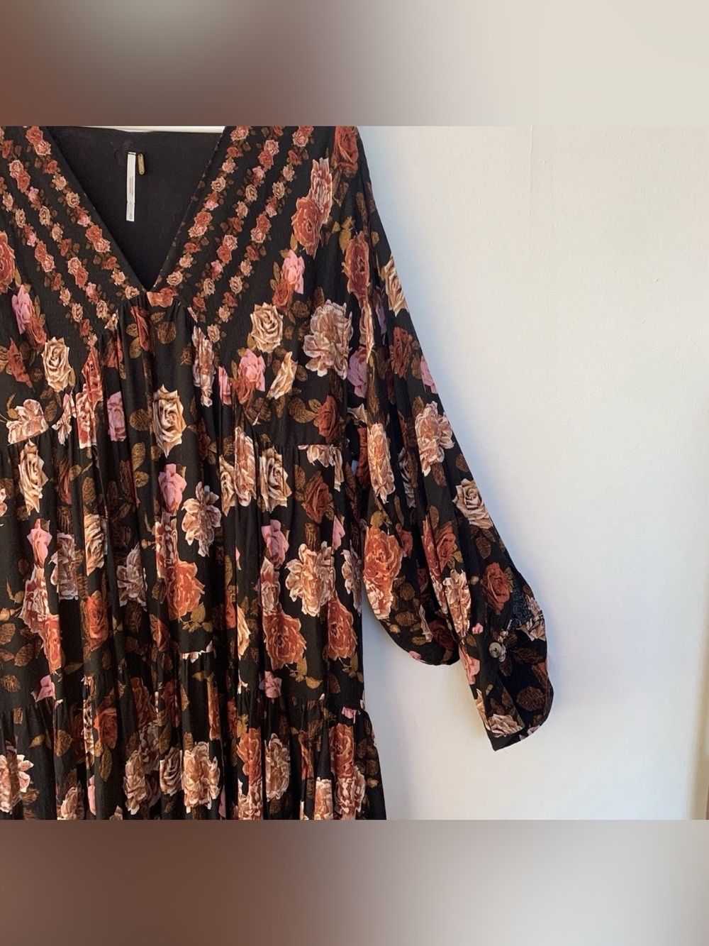 Free People Row of Roses Boho Maxi Dress - Picture 5 of 12